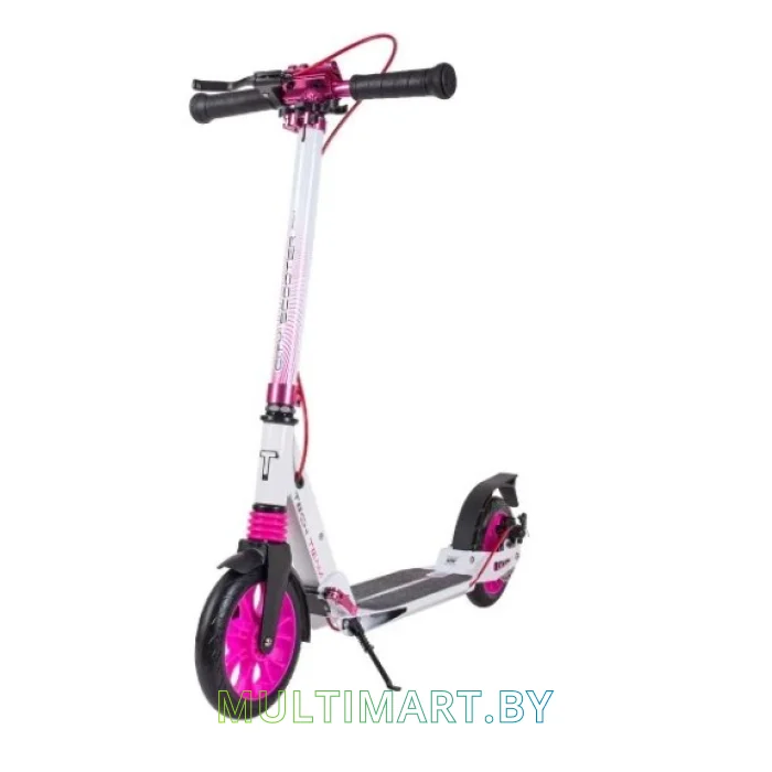 Самокат Tech Team City Scooter Disk Brake 2022 (белый/розовый)
